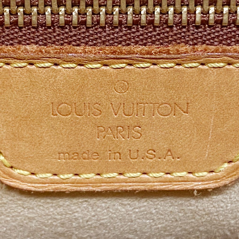 Louis Vuitton Shoulder Bag Monogram Looping GM Brown — view 5