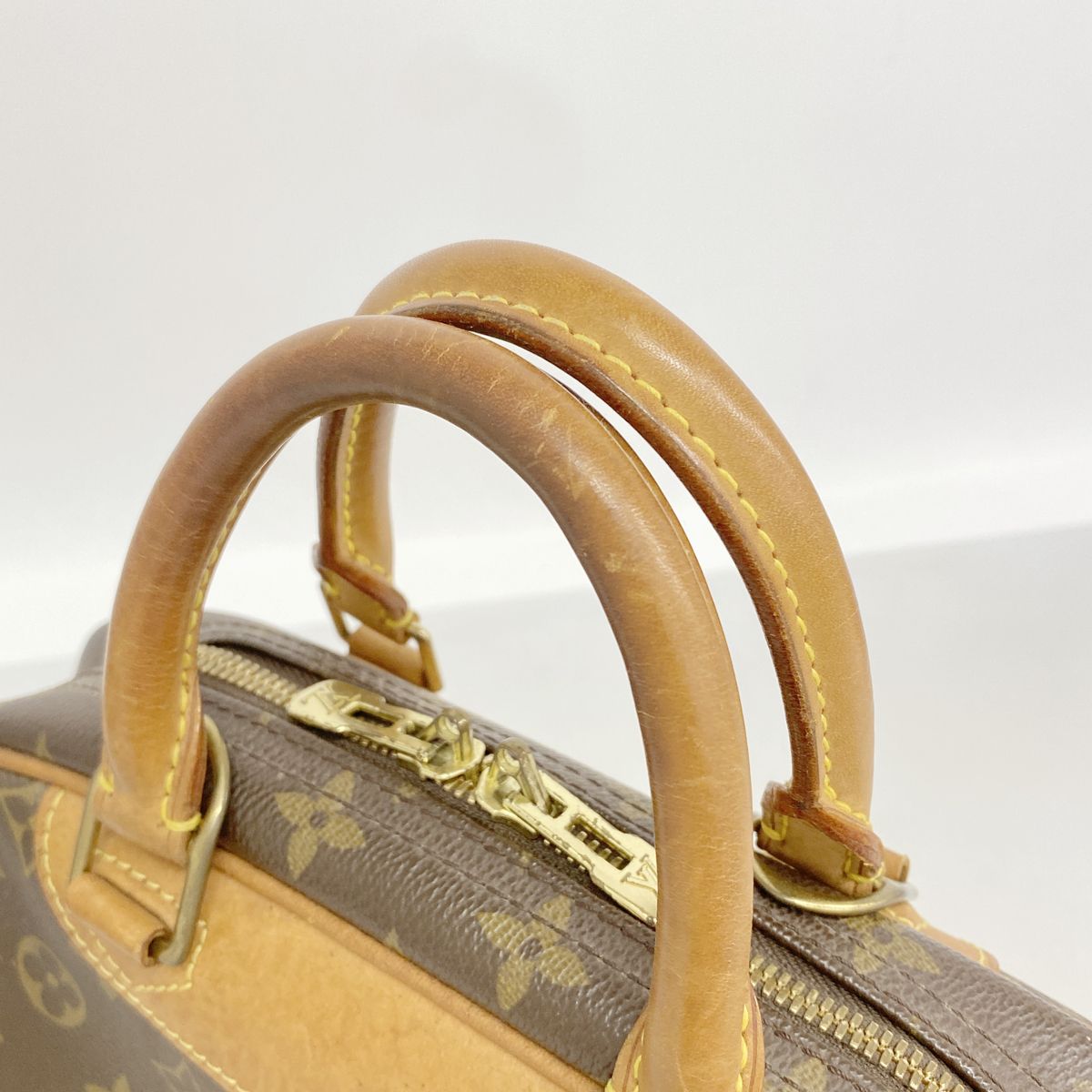 Louis Vuitton Handbag Monogram Trouville Brown — view 8