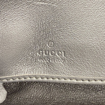Gucci Wallet Micro Guccissima Leather Silver Champagne Gold — view 4