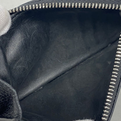 Prada Coin Purse Leather Black Silver — view 3
