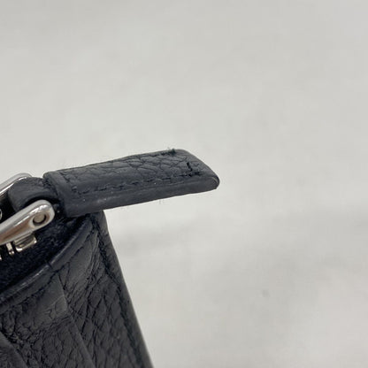 Prada Coin Purse Leather Black Silver — view 8