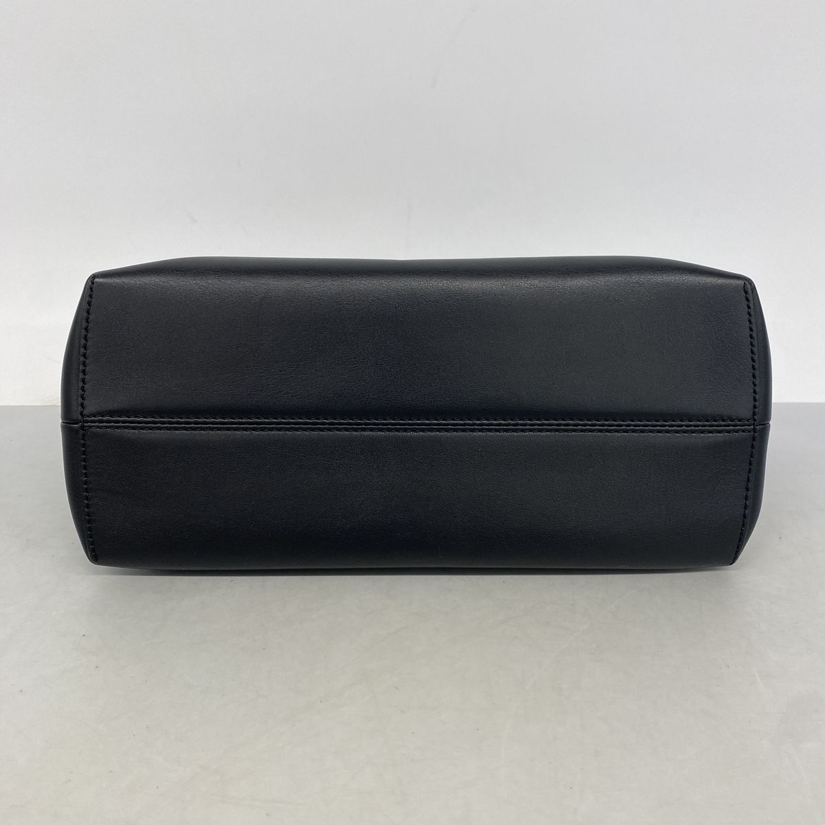 Fendi Handbag by the Way Leather Black Silver 2-Way Bag — view 3