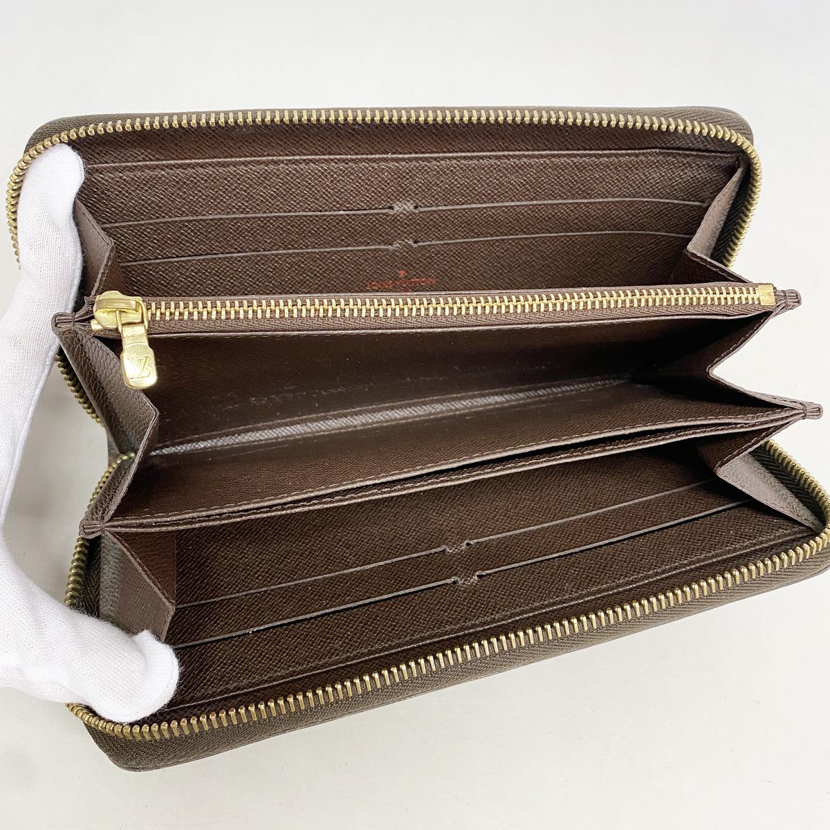 Louis Vuitton Wallet Damier Zippy Ebene — view 3