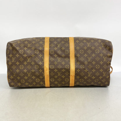Louis Vuitton Boston Bag Monogram Keepall Bandouliere 55 Brown — view 3