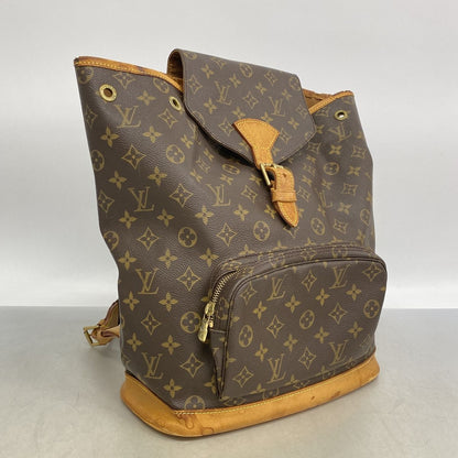 Louis Vuitton Backpack Monogram Montsouris GM Brown — view 2