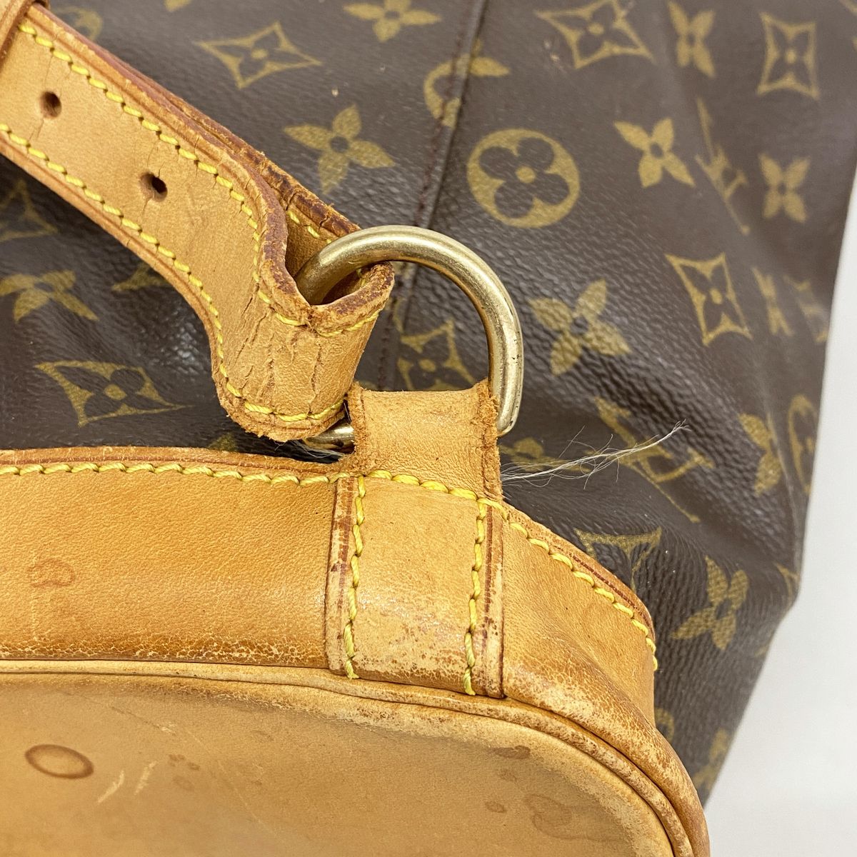 Louis Vuitton Backpack Monogram Montsouris GM Brown — view 8