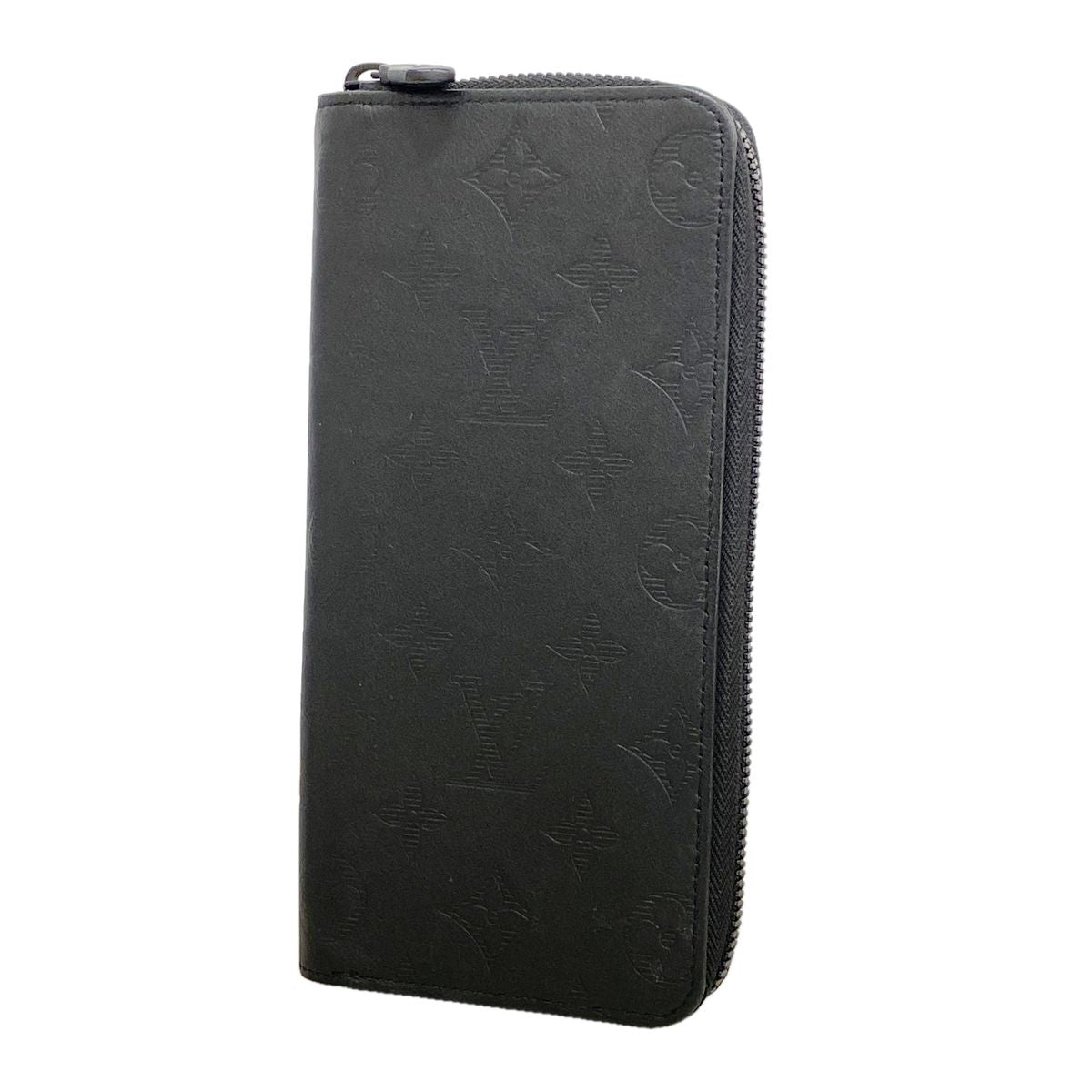 Louis Vuitton Wallet Monogram Shadow Zippy Vertical Black