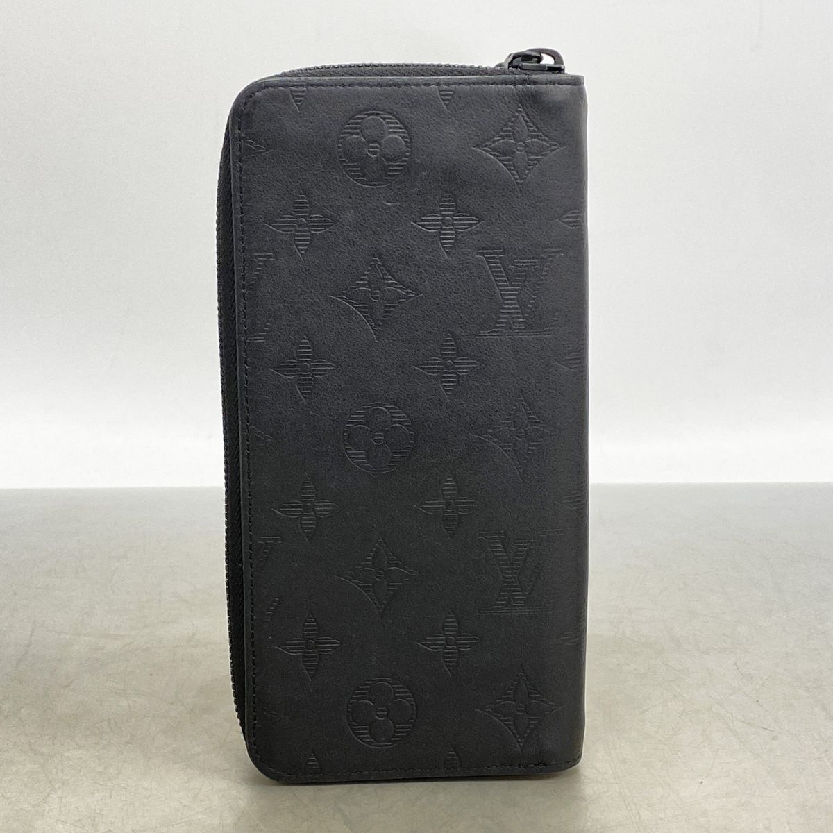 Louis Vuitton Wallet Monogram Shadow Zippy Vertical Black — view 8