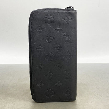 Louis Vuitton Wallet Monogram Shadow Zippy Vertical Black — view 8