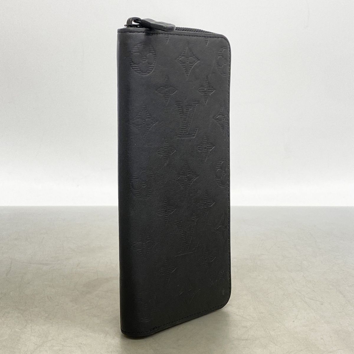 Louis Vuitton Wallet Monogram Shadow Zippy Vertical Black — view 2