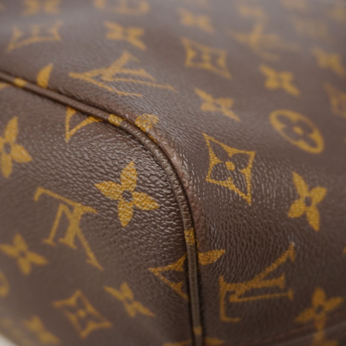 Louis Vuitton Tote Bag Monogram Neverfull MM Brown — view 6