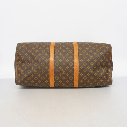 Louis Vuitton Boston Bag Monogram Keepall 55 Brown — view 3