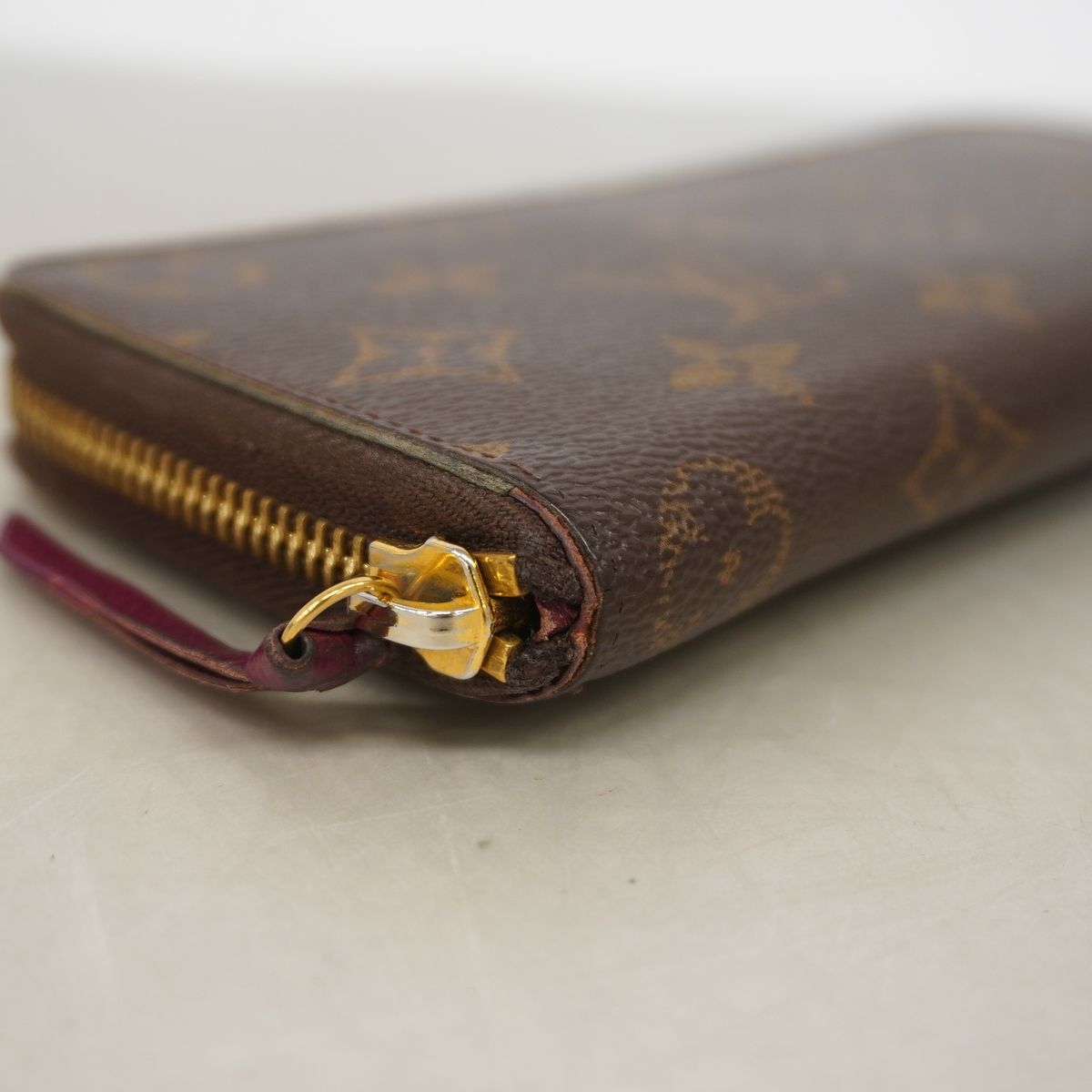 Louis Vuitton Wallet Monogram Portefeuille Clemence Fuchsia — view 6