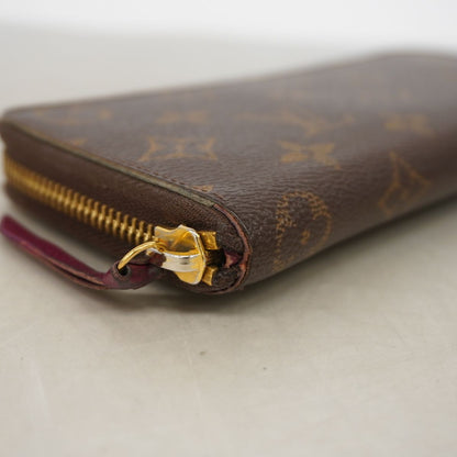 Louis Vuitton Wallet Monogram Portefeuille Clemence Fuchsia — view 6