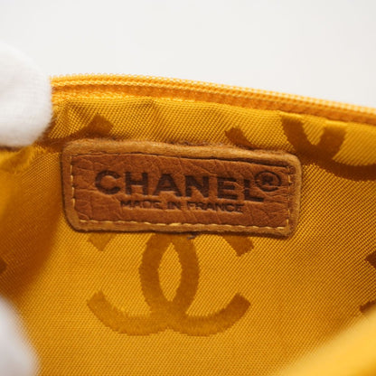 Chanel Shoulder Bag Suede Brown Gold — view 5