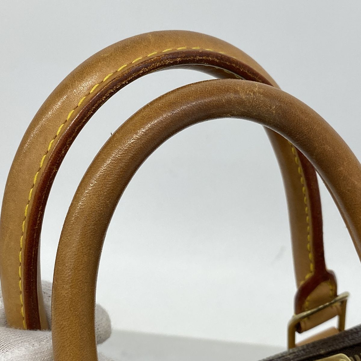 Louis Vuitton Handbag Monogram Deauville Brown — view 8