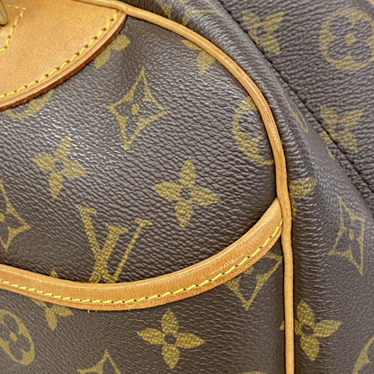 Louis Vuitton Handbag Monogram Deauville Brown — view 6