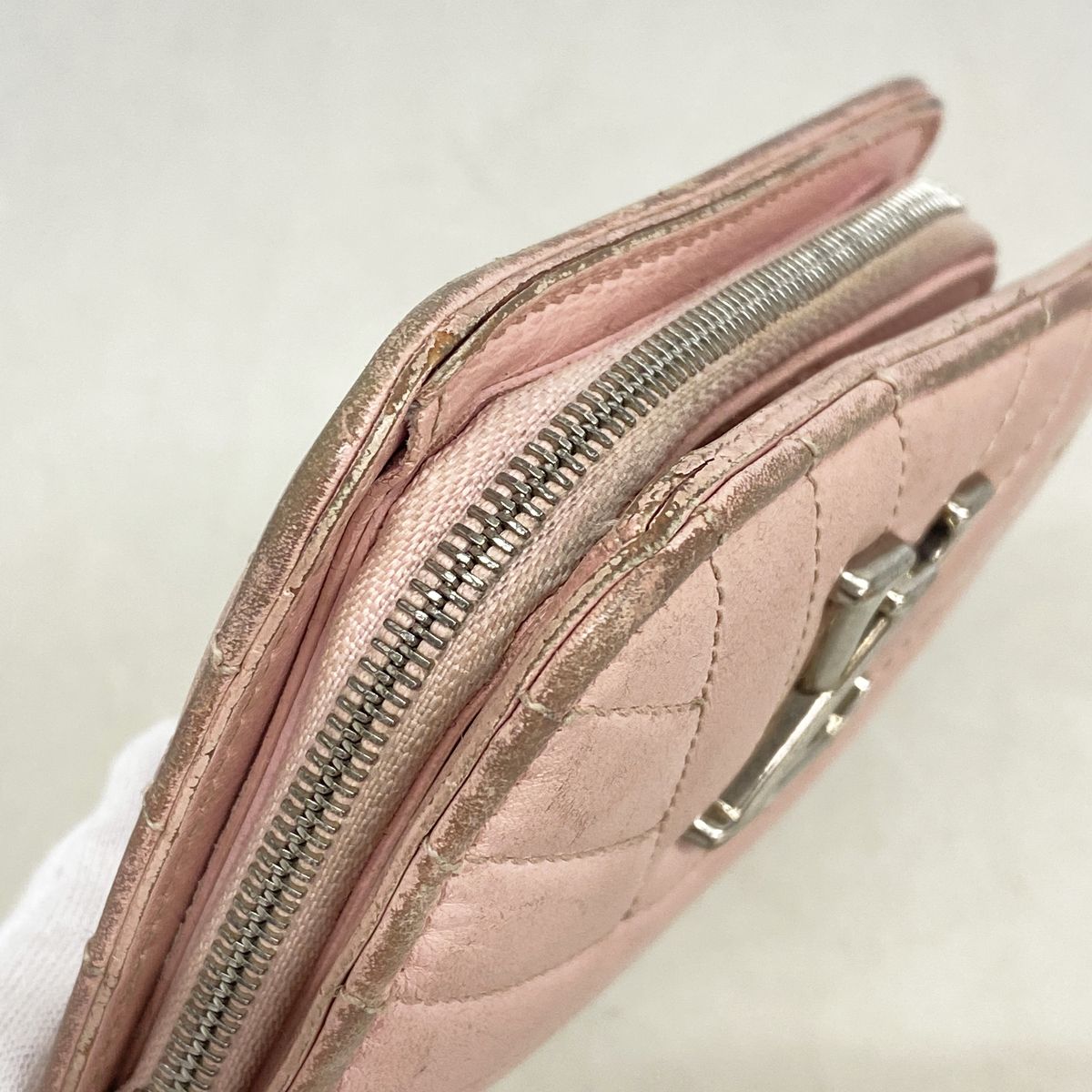 Louis Vuitton Wallet New Wave Gypto Compact Smoothie Pink — view 6