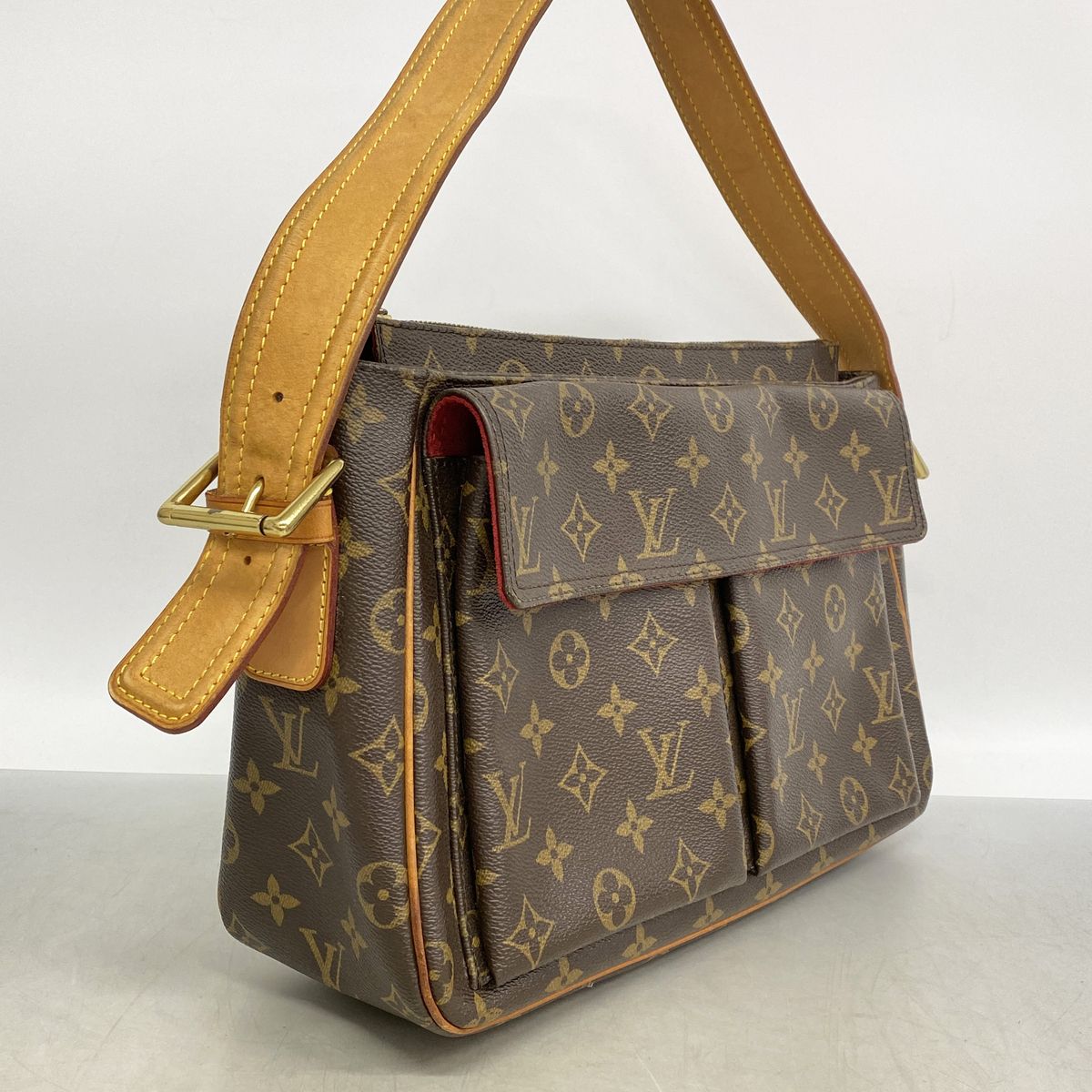 Louis Vuitton Shoulder Bag Monogram Viva-Cite GM Brown — view 2