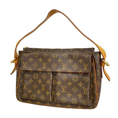 Louis Vuitton Shoulder Bag Monogram Viva-Cite GM Brown