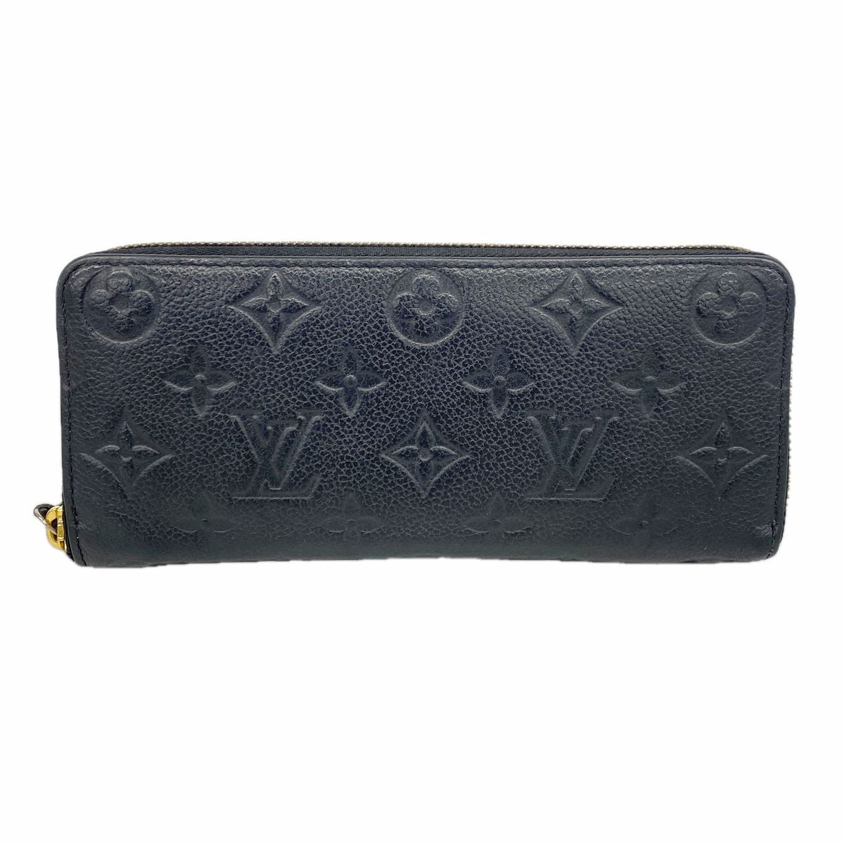 Louis Vuitton Wallet Monogram Empreinte Portefeuille Clemence Noir