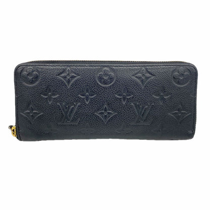 Louis Vuitton Wallet Monogram Empreinte Portefeuille Clemence Noir