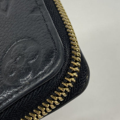 Louis Vuitton Wallet Monogram Empreinte Portefeuille Clemence Noir — view 5