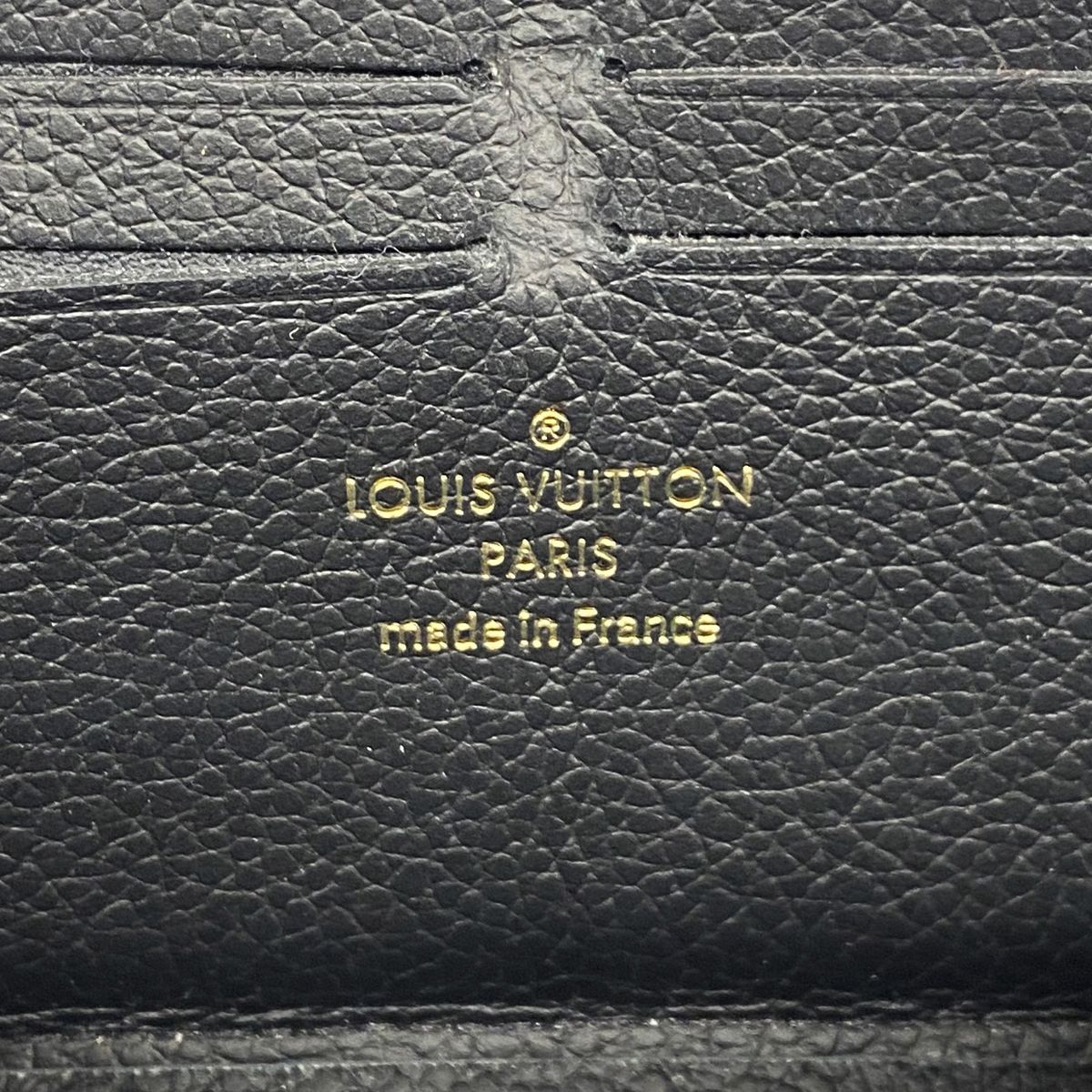 Louis Vuitton Wallet Monogram Empreinte Portefeuille Clemence Noir — view 4