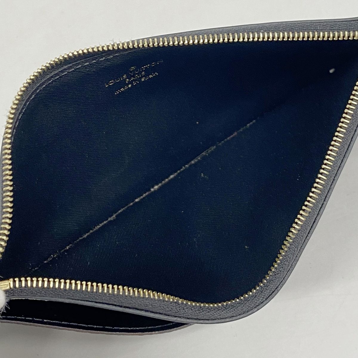 Louis Vuitton Wallet Monogram Slim Purse Brown Black — view 3