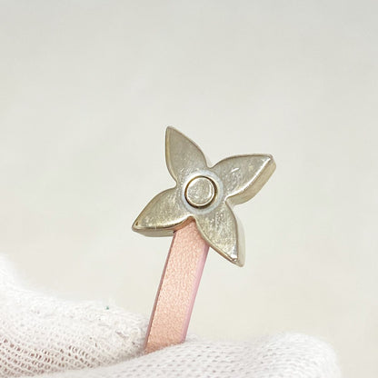 Louis Vuitton Key Holder Charm Porte Cles Berry Pink Silver — view 5