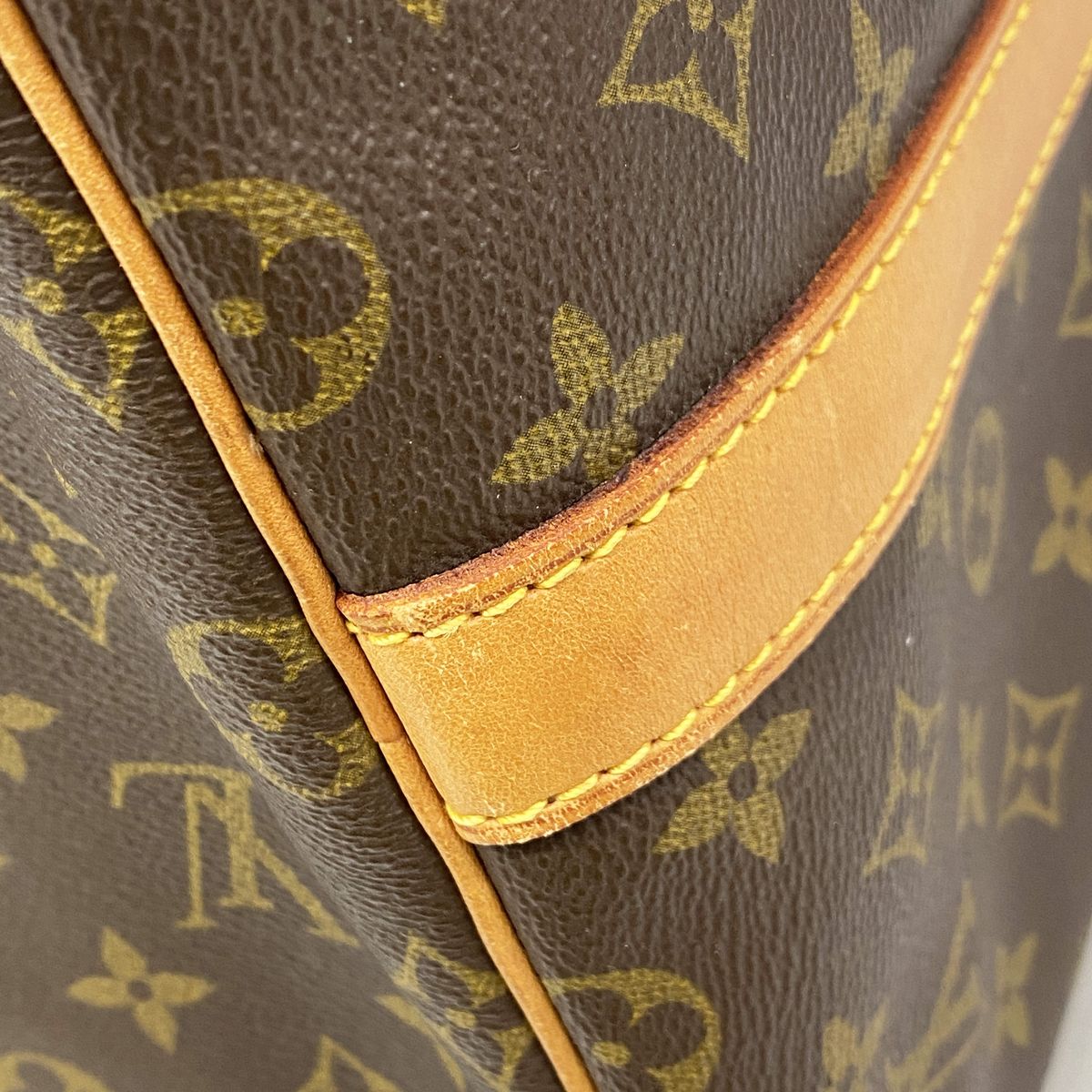 Louis Vuitton Boston Bag Monogram Keepall Bandouliere 55 Brown — view 8