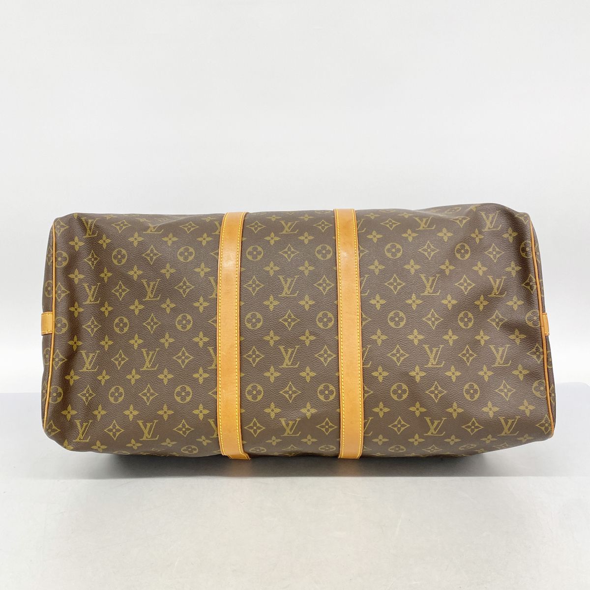 Louis Vuitton Boston Bag Monogram Keepall Bandouliere 55 Brown — view 3
