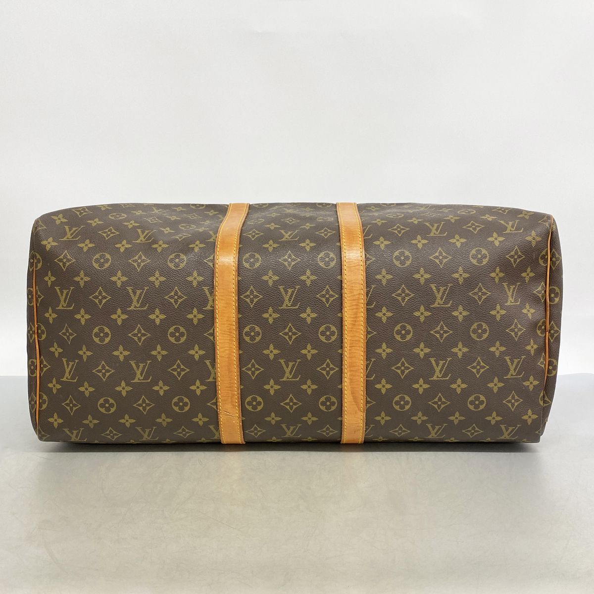 Louis Vuitton Boston Bag Monogram Keepall 55 Brown — view 3