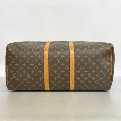 Louis Vuitton Boston Bag Monogram Keepall 55 Brown — view 3