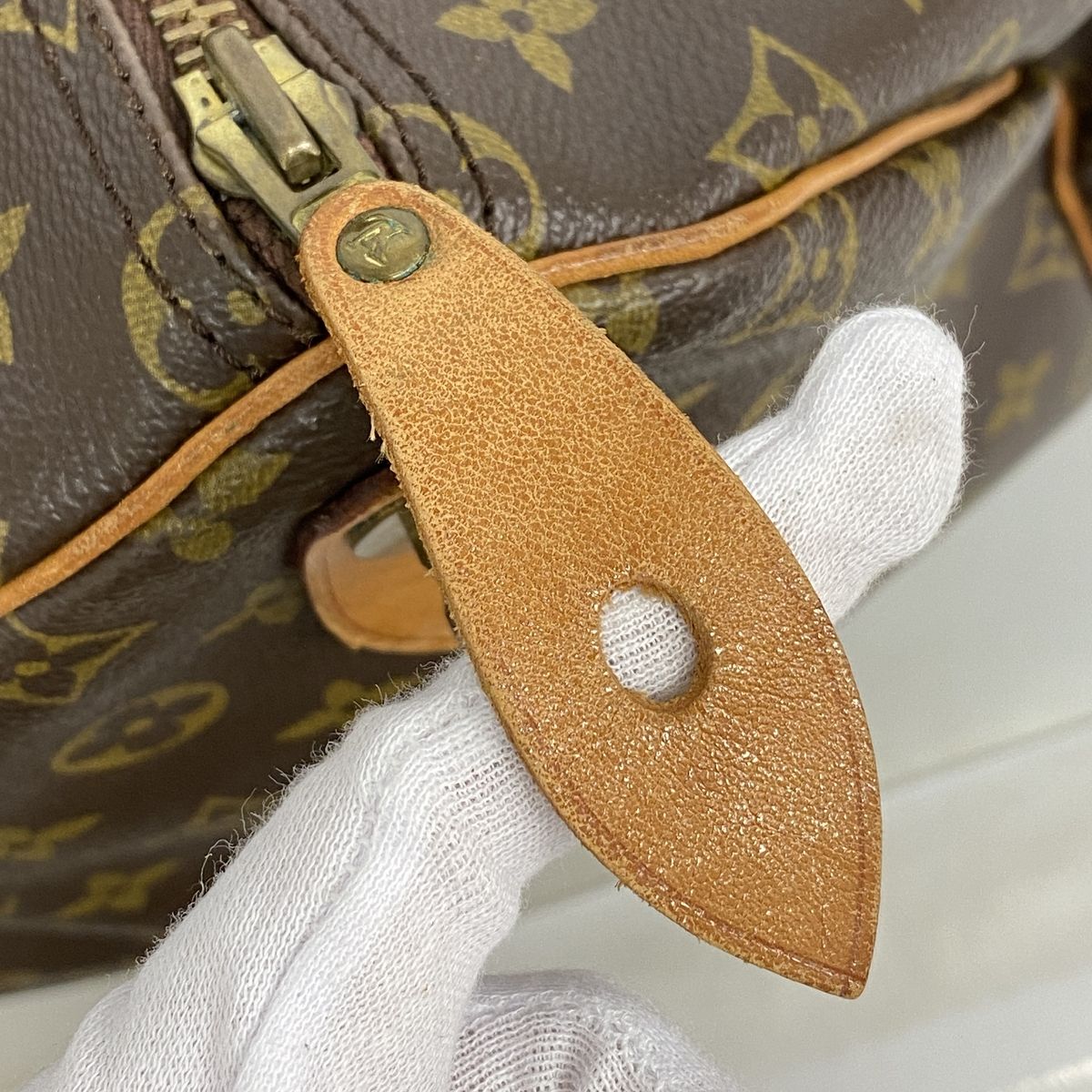 Louis Vuitton Boston Bag Monogram Keepall 55 Brown — view 8