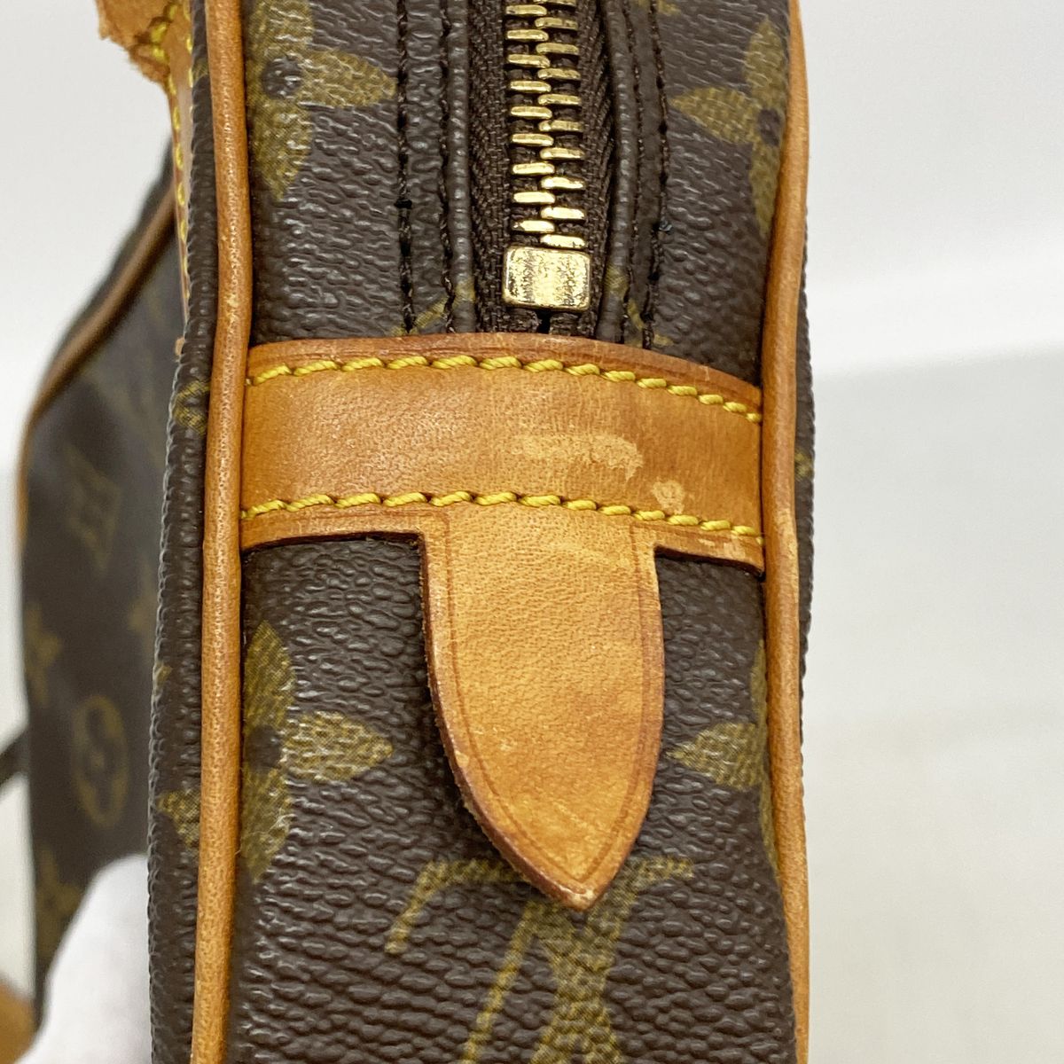 Louis Vuitton Shoulder Bag Monogram Pochette Marly Bandouliere Brown — view 8