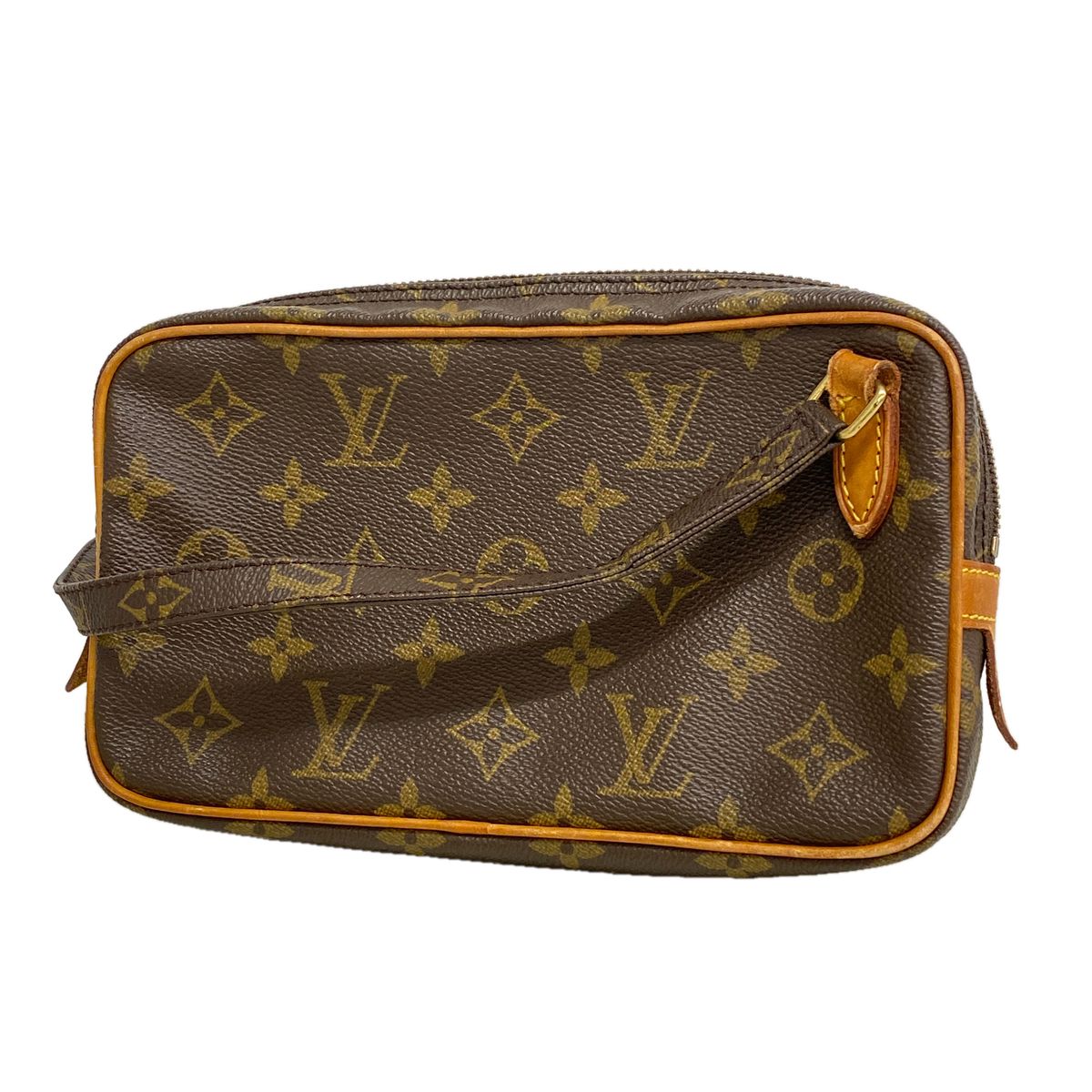Louis Vuitton Shoulder Bag Monogram Pochette Marly Bandouliere Brown