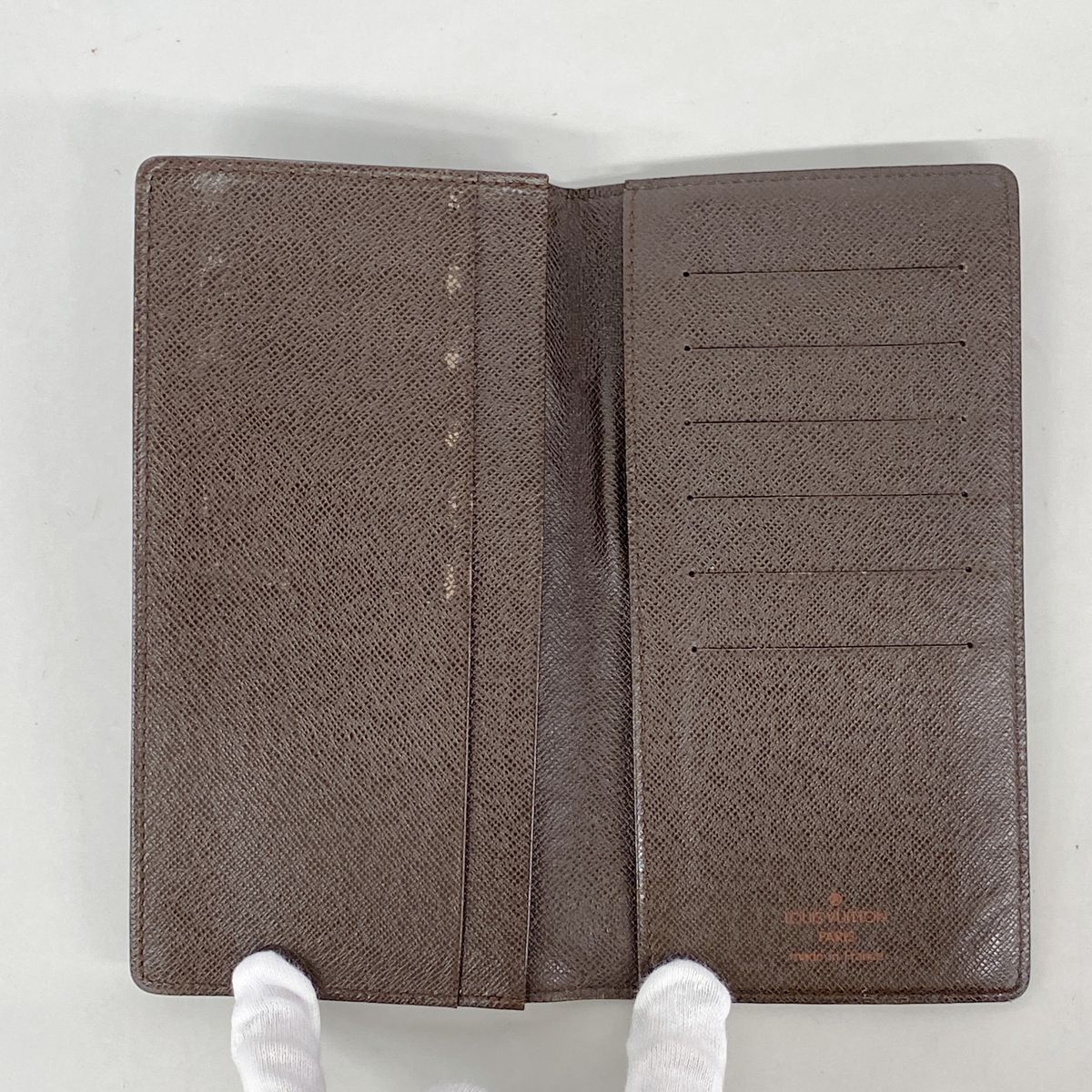 Louis Vuitton Long Billfold Damier Porte Cartes Credit Yen Ebene Wallet — view 3