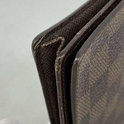 Louis Vuitton Long Billfold Damier Porte Cartes Credit Yen Ebene Wallet — view 6