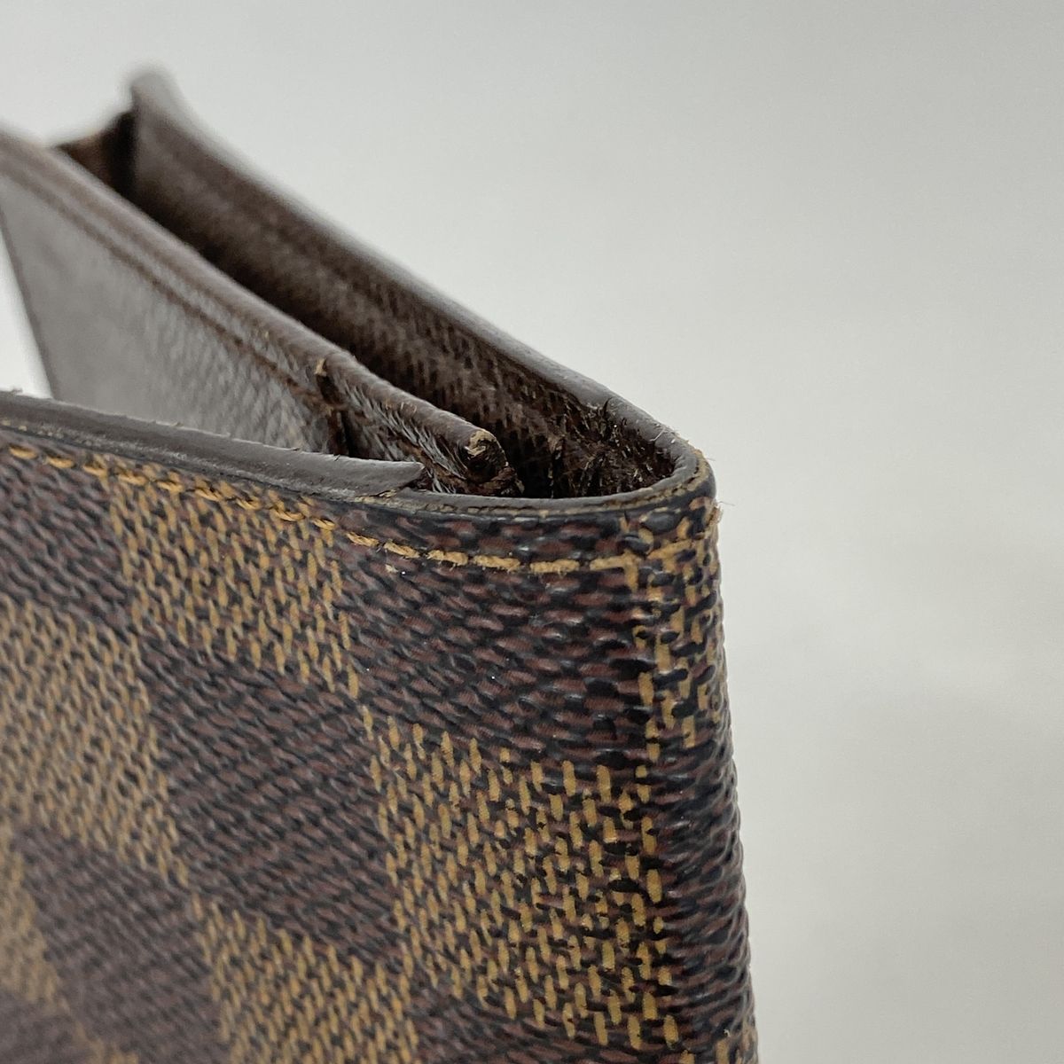Louis Vuitton Long Billfold Damier Porte Cartes Credit Yen Ebene Wallet — view 5