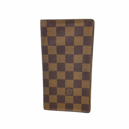 Louis Vuitton Long Billfold Damier Porte Cartes Credit Yen Ebene Wallet