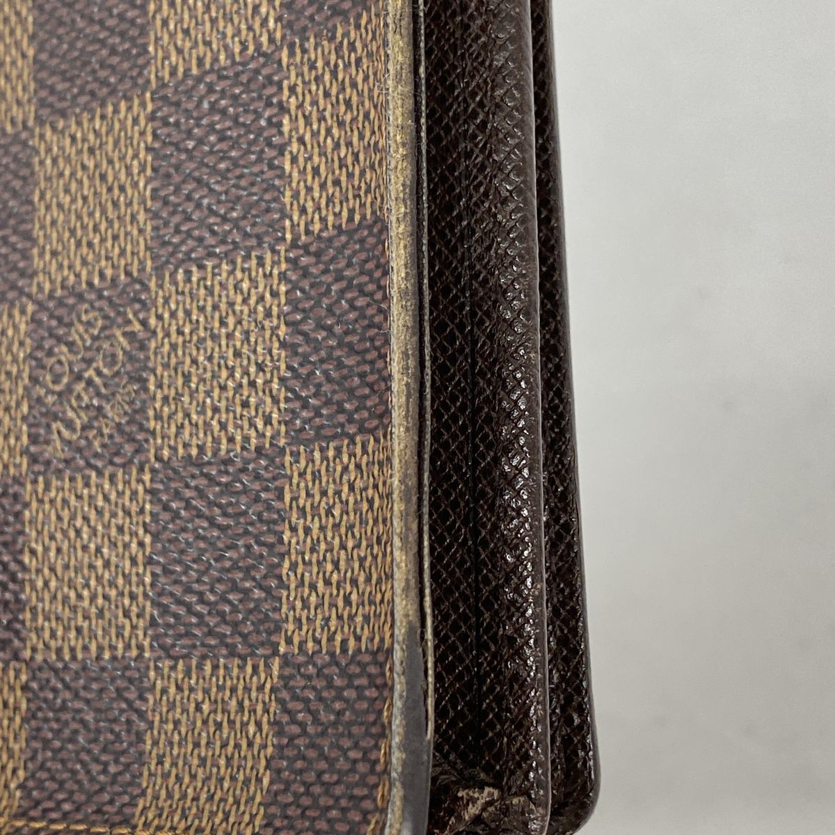 Louis Vuitton Long Billfold Damier Porte Cartes Credit Yen Ebene Wallet — view 7