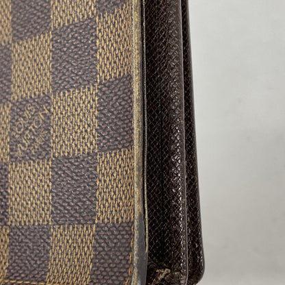 Louis Vuitton Long Billfold Damier Porte Cartes Credit Yen Ebene Wallet — view 7