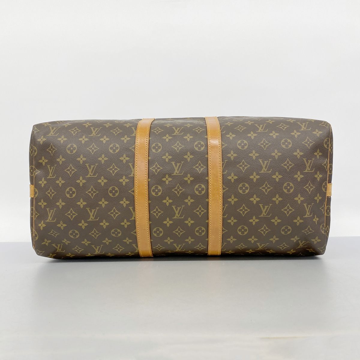 Louis Vuitton Boston Bag Monogram Keepall Bandouliere 55 Brown — view 3
