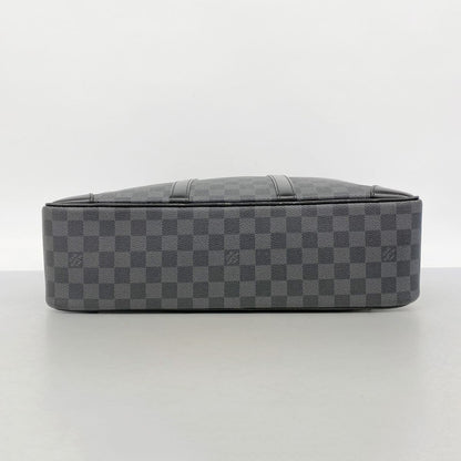 Louis Vuitton Business Bag Damier Graphite Porte Documents Voyage GM Black Gray — view 3
