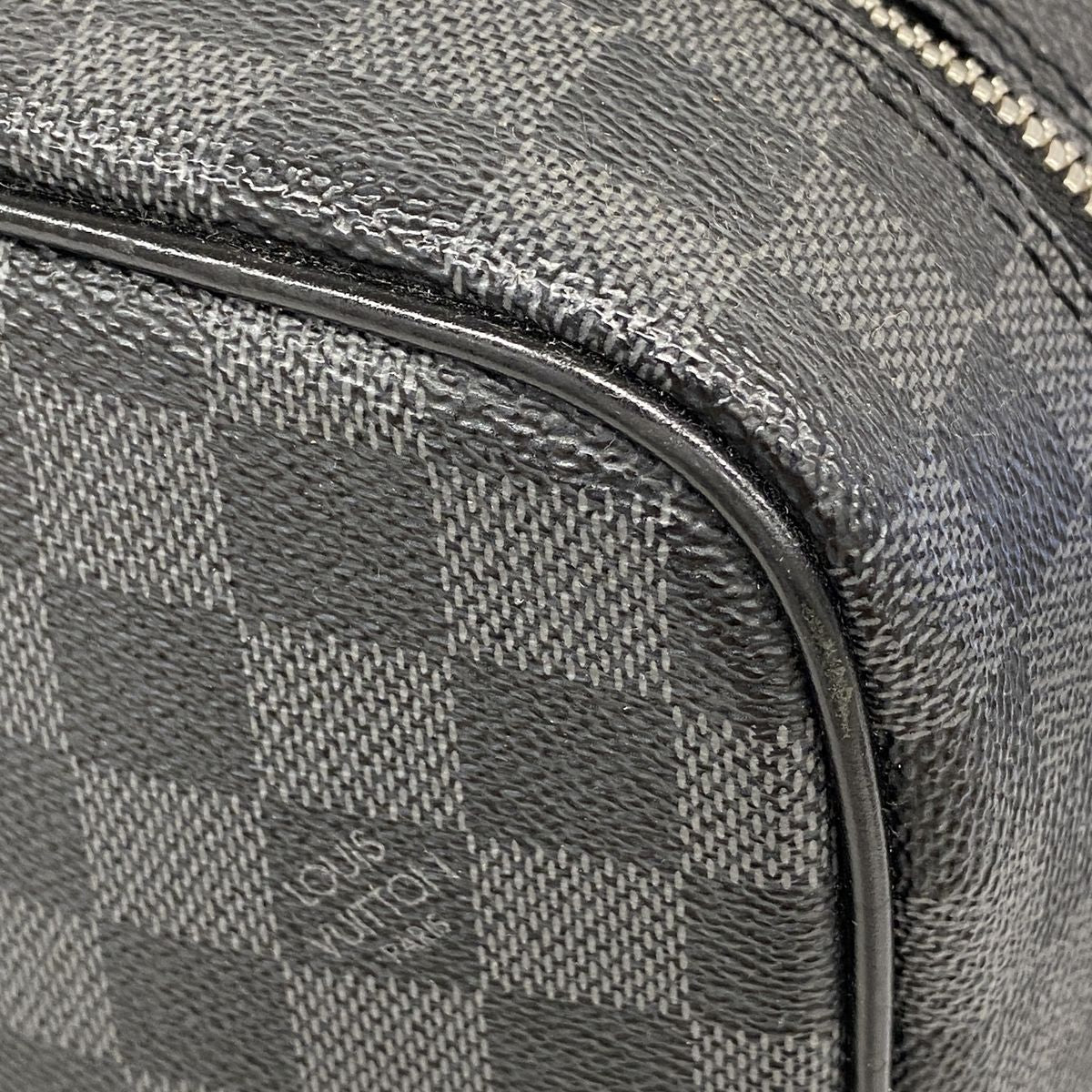 Louis Vuitton Business Bag Damier Graphite Porte Documents Voyage GM Black Gray — view 6