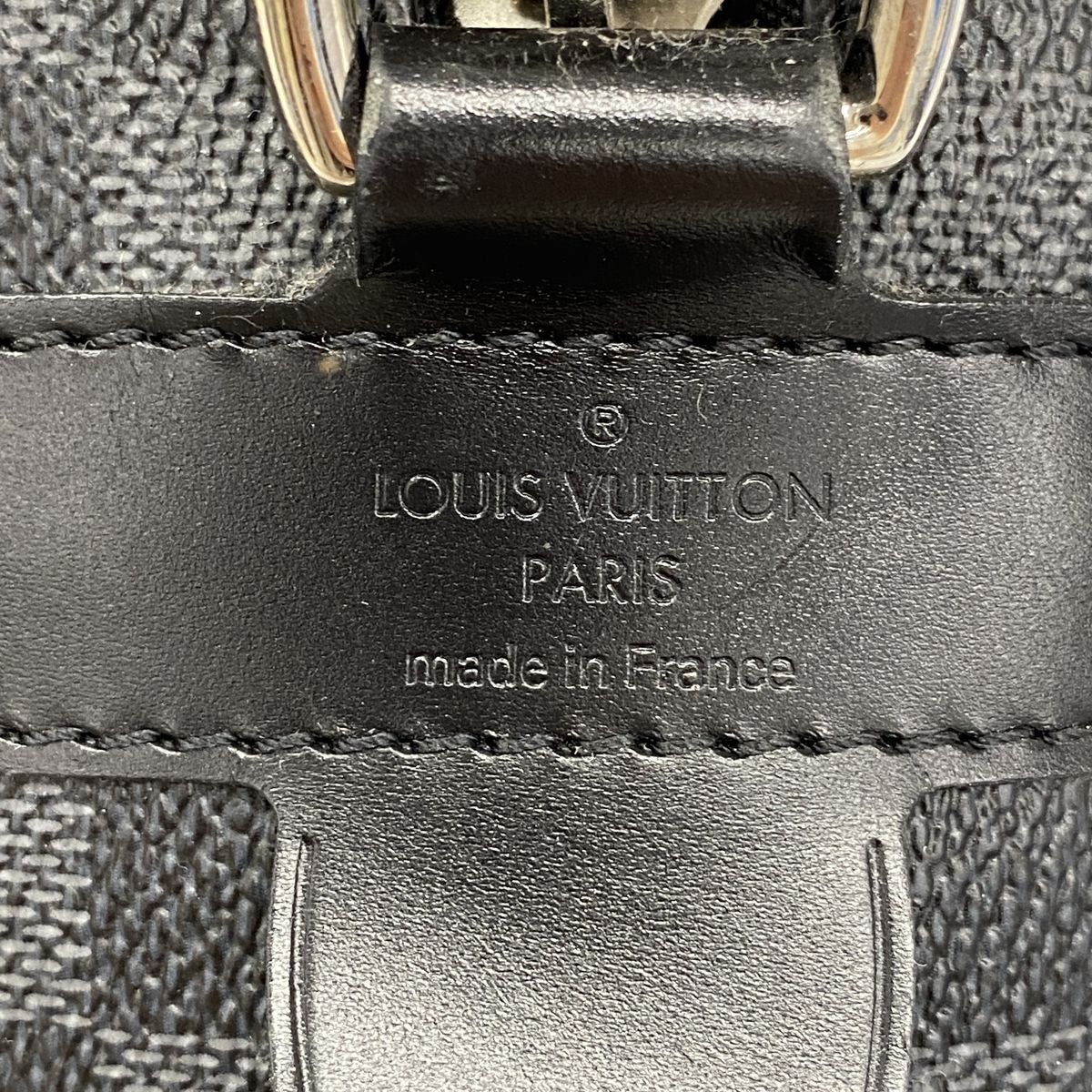 Louis Vuitton Business Bag Damier Graphite Porte Documents Voyage GM Black Gray — view 5