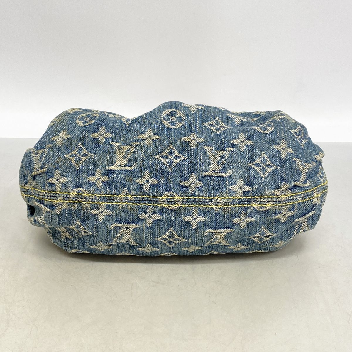 Louis Vuitton Handbag Monogram Denim Pleaty Blue — view 3
