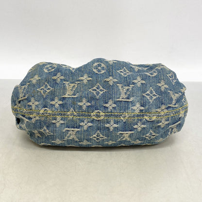 Louis Vuitton Handbag Monogram Denim Pleaty Blue — view 3