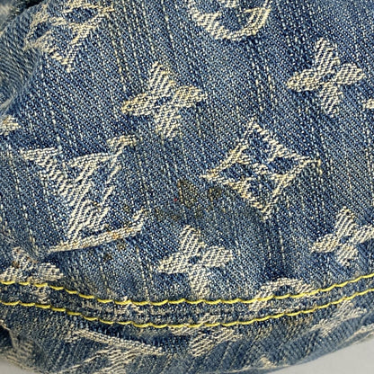 Louis Vuitton Handbag Monogram Denim Pleaty Blue — view 8